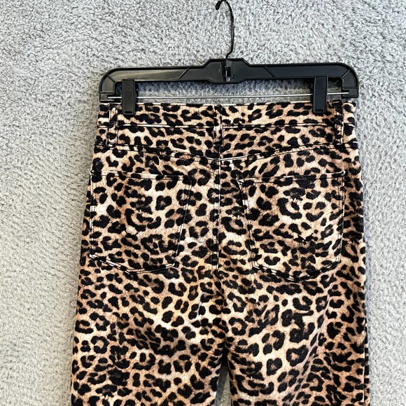 Hudson Jeans Leopard Nico Cigarette Slim Jeans, sz 26 - Picture 9 of 15